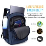 Stylish Laptop Backpack with Multiple Compartments - Image 4